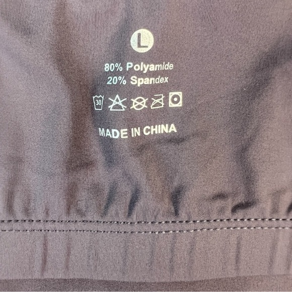 The Gym People Sports Bra Longline Tank Wirefree Padded Gray Size L - Picture 4 of 4